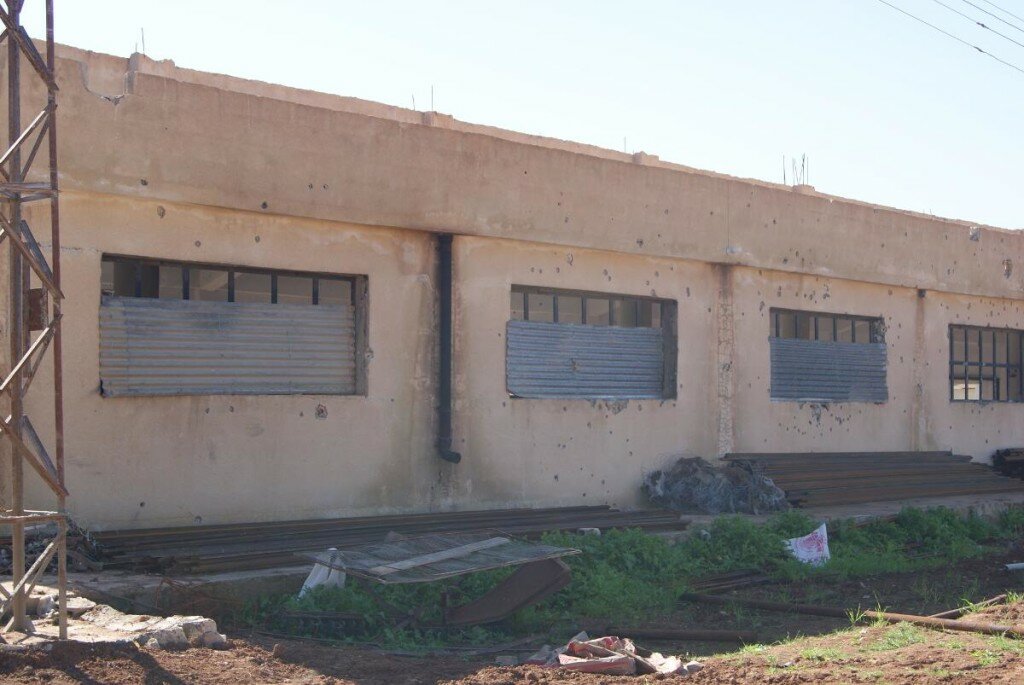 This place was on the frontline of the fighting