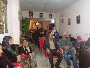 A commune meeting in Amude in Rojava's Cizîrê canton, November 2015